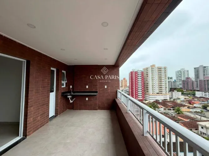 Apartamento residencial à venda no Canto do Forte, Praia Grande, com 2 quartos e lazer com
