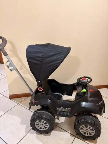 Superjipe Reclinável Com Capota Passeio & Pedal (Preto) - Bandeirante
