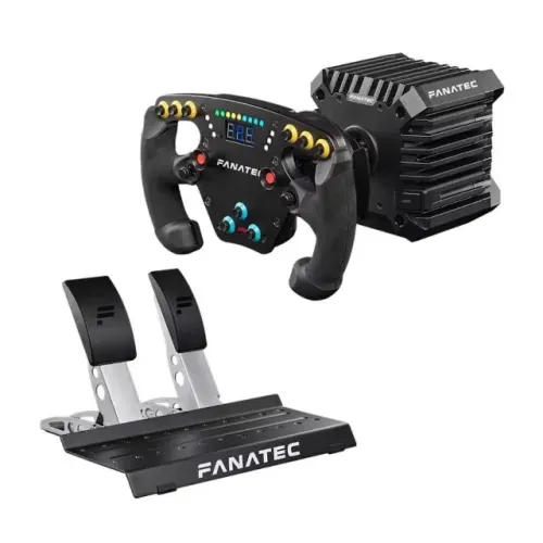 Kit Volante + Acelerador Fanatec CSL QR2 F1 Esports para PC - Novo lacrado!