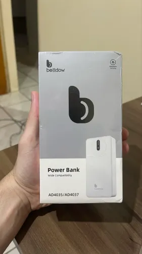 Powerbank carregador portatil BETTDOW de 20000mAh com Luz LED e Carregamento Rápido