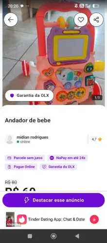 Andador de bebe