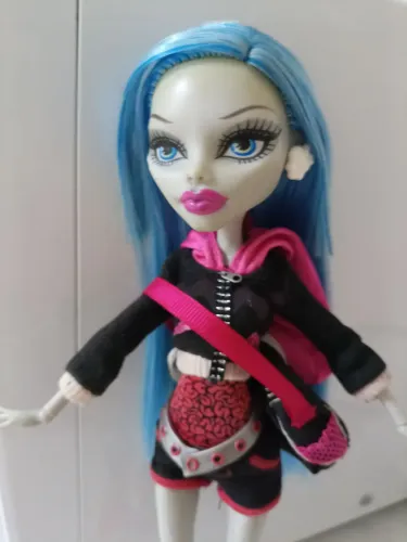 Boneca monster high original elástico preto