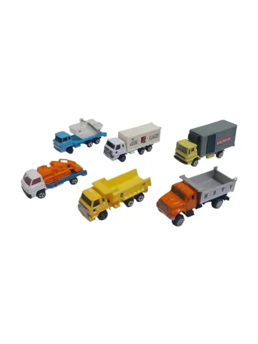 Lote miniaturas caminhões de serviço 