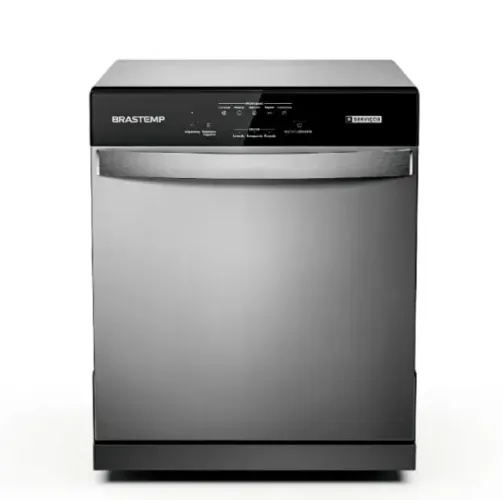 (Lacrada na Caixa) Lava Louças 8 Serviços Brastemp Cinza - BLF08BS