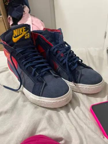 Nike SB Zoom Blazer Mid Edge Original Azul Marinho - Excelente Estado
