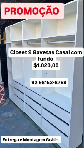 Closet entrega e Montagem Grátis interessados chamar 