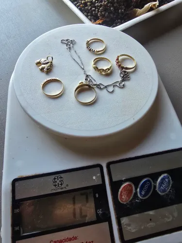 Joias trabalhadas em ouro 18k