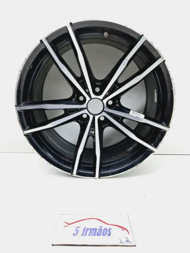 Roda Aro 19 S / Pneu Bmw 320i 2.0 2020 / 2021  Preto E Prata