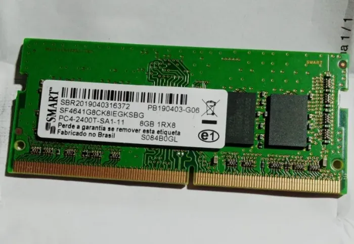 Memória para Notebook 8GB DDR4 Smart PC4-2400T-SA1-11