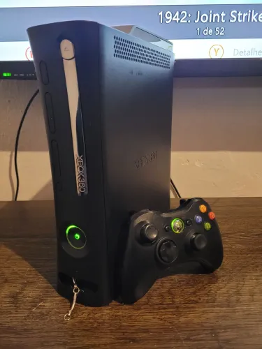 Xbox 360 Elite Jasper Completo Desbloqueado C/Vários Jogos