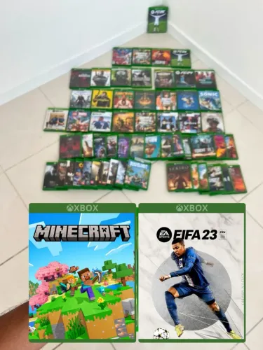 Jogo xbox one series fifa23 minecraft 