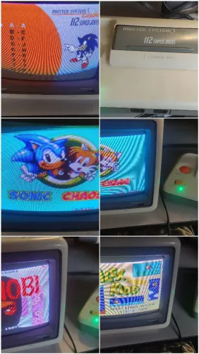Master system collection e jogo original, descrição*