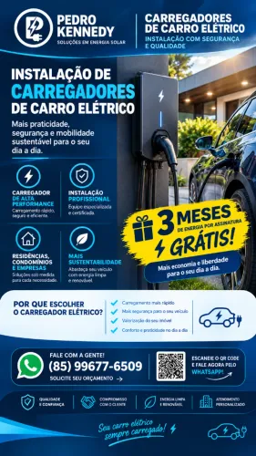 INSTALAÇÃO DE CARREGADOR PARA CARRO ELETRICO