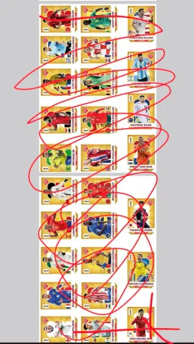 Pack de figurinhas da copa do mundo + tabela de figurinhas 