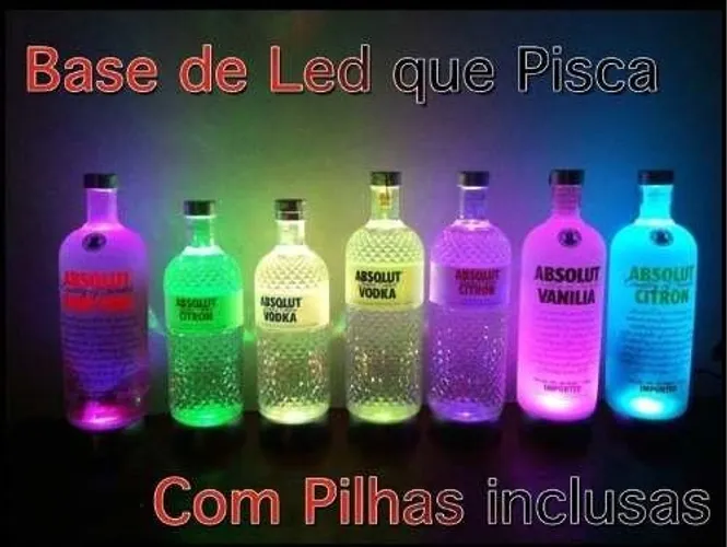 Luminaria de Led base para Garrafa