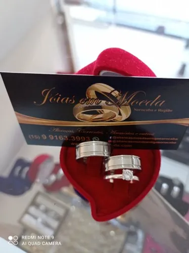 Par de Alianças Namoro Pronta Entrega