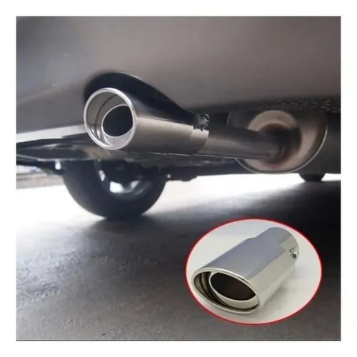 Ponteira De Escapamento Tuning Universal - Aço inox - Descargas C/ Saídas Retas