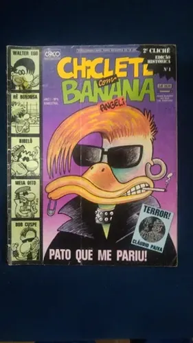 Revista Chiclete Com Banana Nº 05 -2ª Edição Historica Nº1 2 Cliche