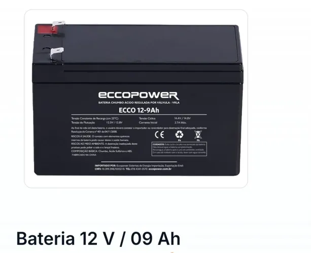 Bateria 12v 9ah para no-break