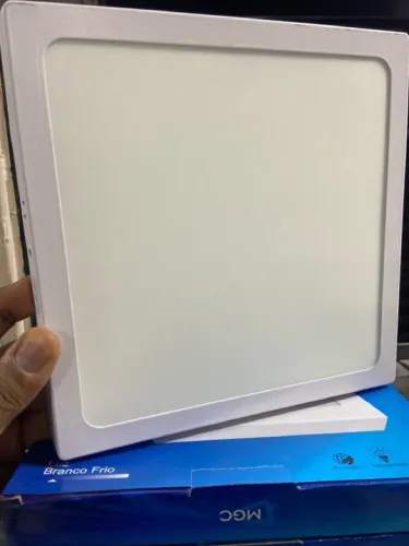 Painel 18w 22x22 Sobrepor Ideal P/ Escritório Comércio