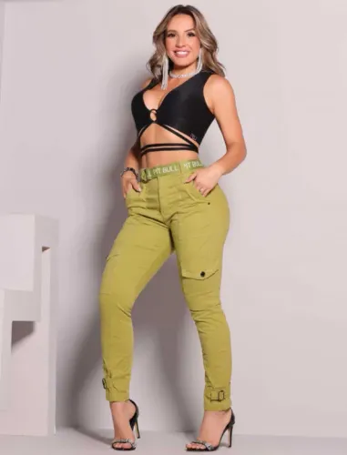 Calça Jogger empina Bumbum Pit Bull jeans 