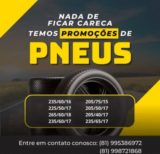 Promoção de pneus semi novos na AG pneus vem conferir com nossos vendedores!