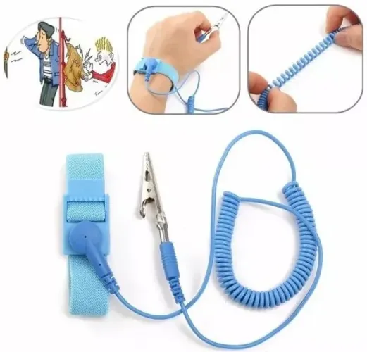 Pulseira Anti-estática Profissional Para Aterramento Arduino Automação Robotica COD-FR13