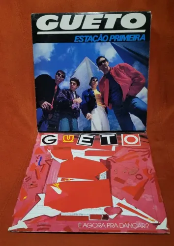2 LPs Vinil - Gueto - Estação Primeira e E Agora Pra Dançar?