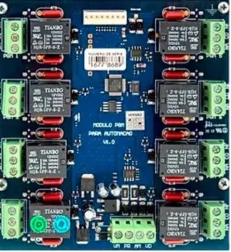 Módulo PGM p/ Automação 8 saídas programáveis (PGMs) com capacidade para até 10A