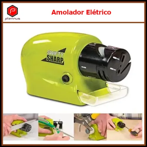Afiador Amolador Portátil Elétrico(Pilhas) para Tesouras Facas Ferramentas (z029)