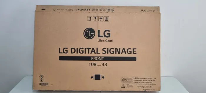 LG DIGITAL SIGNAGE 108cm/43 R$2.000