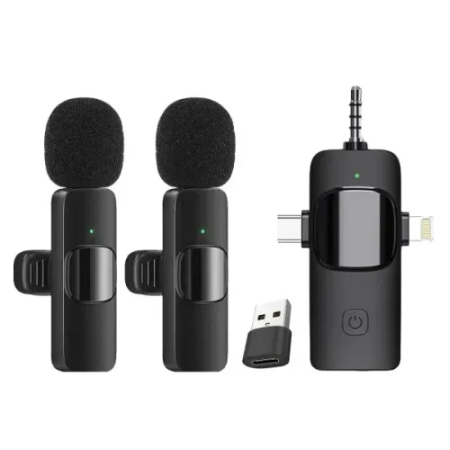 Microfone 3em1 iPhone,Android e P3