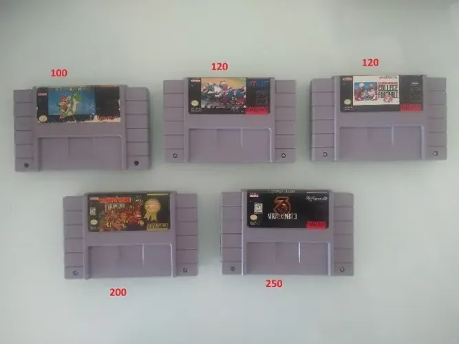 jogos para Super Nintendo - favor ler anúncio e fotos
