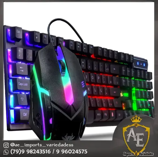 Kit teclado e mouse gamer