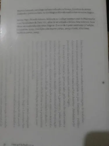 Trabalho imaterial, A. Negri e M. Lazzaratto