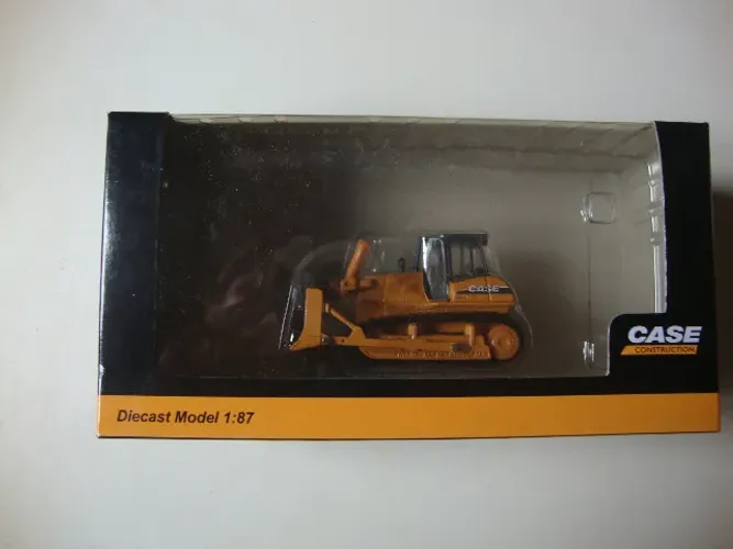 Miniatura - Case - 1850K Trator Escavadeira de Esteira 1:87 - Importada, Lacrada