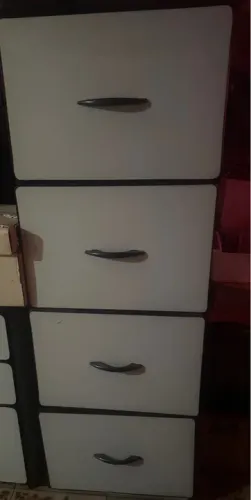 Armário de 4 Gavetas cinza