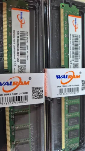 Memória DDR3 8GB Freq 1600Mhz