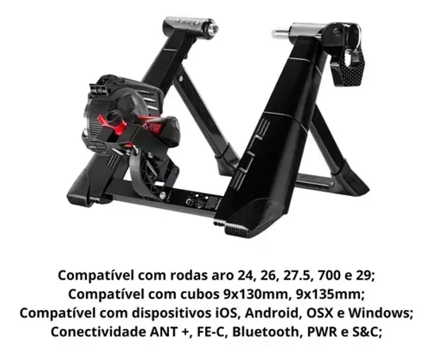 Rolo De Treino Bike Elite Smart Interativo Aro 26 A 29