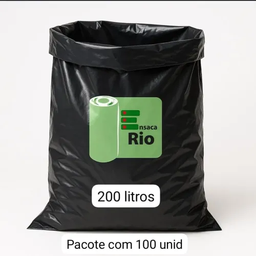 Saco lixo 200 litros reforçado- direto de fábrica atacado e varejo