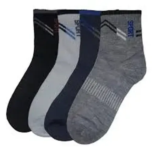 Kit 12 Pares Meia Cano Curto Juvenil Esportiva Masculina