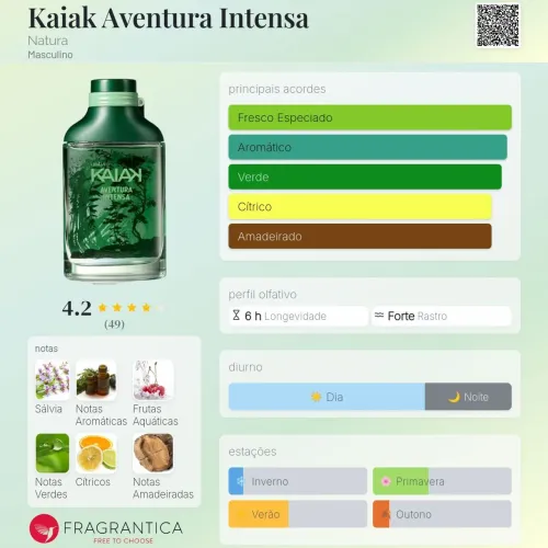 Natura kaiak aventura intensa 100ml 