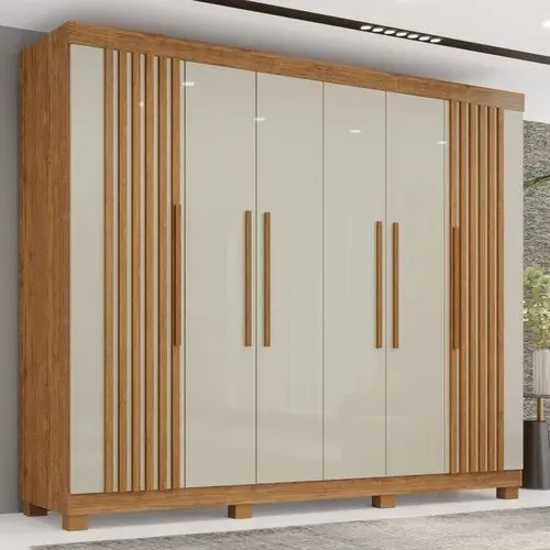 Guarda Roupa Casal 100% Mdf 6 Portas 4 Gavetas Londres Prime (FAZEMOS ENTREGA DF E ENTORNO