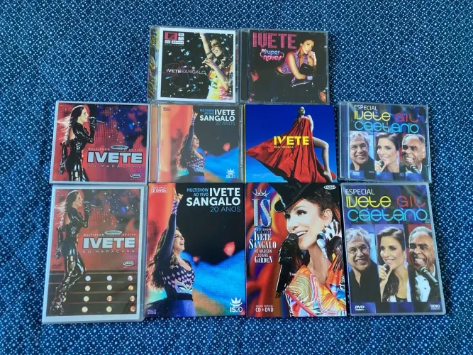 Lote cd/dvd Ivete Sangalo 