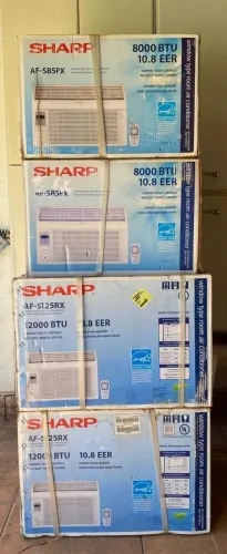 Aparelhos NOVOS de Ar condicionado de janela marca SHARP