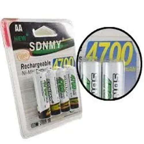 Kit 4 Pilha Recarregável - 4700mAh Digital Power AA