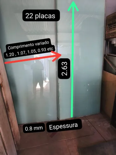 Placas de Vidro Temperado