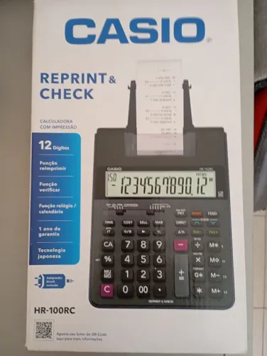 Calculadora com impressão marca cassio