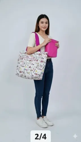 Bolsa maxi Whatson e estojo