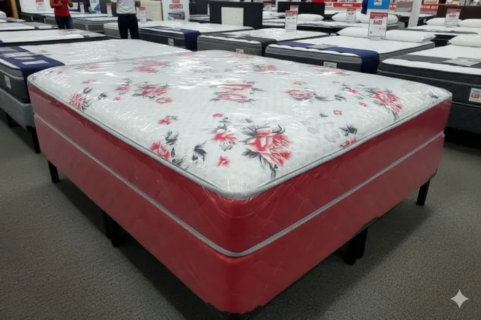 Cama box de casal pra hoje bem espumada 